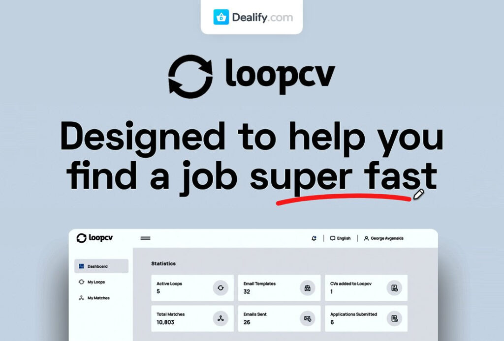 Loopcv- help you find a job super fast venkify deal